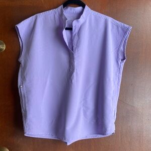 Figs Rafaela scrub top & Zamora jogger scrub bottom in lavender